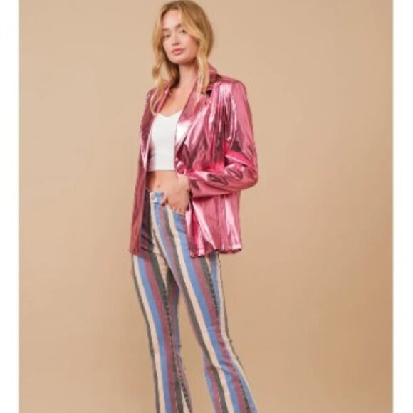 Pink METALLIC Blazer🔥 - Picture 5 of 5